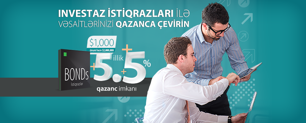 InvestAZ ilə 5.5%-lik gəlir imkanı